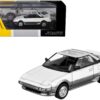 1985 Toyota MR2 MK1 White and Silver Metallic with Sun Roof 1/64 Diecast Model Car by Paragon Models