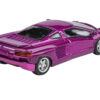 1991 Cizeta V16T Purple Metallic 1/64 Diecast Model Car by Paragon Models