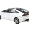 2023 Toyota Prius Wind Chill White Metallic with Black Top and Sun Roof and Sun Roof 1/64 Diecast Model Car by Paragon Models