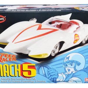 Skill 2 Snap Model Kit Speed Racer Mach 5 1/25 Scale Model by Polar Lights