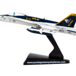 McDonnell Douglas F/A-18C Hornet Fighter Aircraft “VFA-83 Rampagers” United States Navy 1/150 Diecast Model Airplane by Postage Stamp