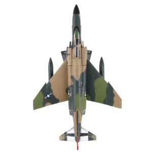 McDonnell Douglas F-4 Phantom II Fighter Aircraft “Southeast Asia Camouflage” United States Air Force 1/155 Diecast Model Airplane by Postage Stamp