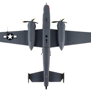 North American B-25J Mitchell Bomber Aircraft “Briefing Time” United States Air Force 1/100 Diecast Model Airplane by Postage Stamp