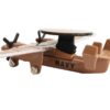 Northrop Grumman E-2C Hawkeye Aircraft Tan “United States Navy” with Runway Section Diecast Model Airplane by Runway24