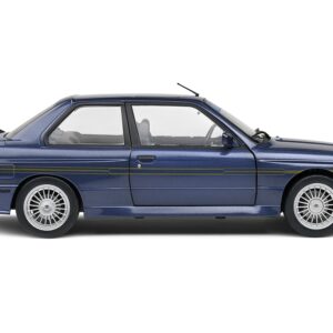 1990 BMW E30 M3 Alpina B6 3.5S Mauritus Blue Metallic 1/18 Diecast Model Car by Solido