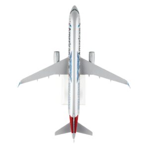 Airbus A321 Commercial Aircraft “American Airlines – Medal of Honor” (N167AN) Gray with Red and Blue Tail (Snap-Fit) 1/150 Plastic Model by Skymarks