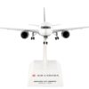 Boeing 777-300ER Commercial Aircraft “Air Canada” (C-FKAU) White with Black Tail (Snap-Fit) 1/200 Plastic Model by Skymarks