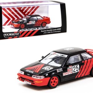 Toyota Corolla Levin AE92 #25 K. Suzuki – M. Nitta “Advan TRD” JTCC Div. 3 Champion (1990) 1/64 Diecast Model Car by Tarmac Works