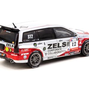 Mitsubishi Lancer Evolution Wagon RHD (Right Hand Drive) #12 Yasushi Kikuchi – Hideki Nishimura “Super Taikyu Series” (2007) “Hobby64” Series 1/64 Diecast Model Car by Tarmac Works