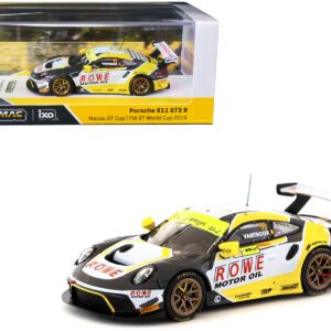 Porsche 911 GT3 R #99 Laurens Vanthoor 2nd Place “Macau GT Cup FIA GT World Cup” (2019) “Hobby64” Series 1/64 Diecast Model Car by Tarmac Works