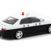 Toyota Vertex Chaser JZX100 RHD (Right Hand Drive) Japanese Police Black and White “Global64” Series 1/64 Diecast Model Car by Tarmac Works