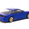 Nissan VERTEX Silvia S14 RHD (Right Hand Drive) Blue Metallic “Global64” Series 1/64 Diecast Model Car by Tarmac Works