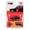 Datsun Bluebird 510 Wagon Black with Red Graphics with Roof Rack and Surfboard “Global64” Series 1/64 Diecast Model Car by Tarmac Works