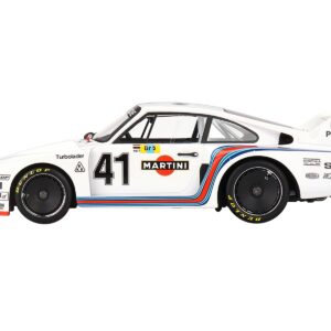 Porsche 935/77 #41 Rolf Stommelen – Manfred Schurti “Martini Racing” “24 Hours of Le Mans” (1977) 1/18 Model Car by Top Speed