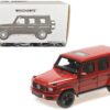 2020 Mercedes-Benz AMG G-Class Red with Sunroof 1/18 Diecast Model Car by Minichamps