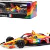 Dallara IndyCar #28 Romain Grosjean “DHL Delivered with Pride” Andretti Autosport “NTT IndyCar Series” (2022) 1/18 Diecast Model Car by Greenlight