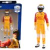 “NTT IndyCar Series” #28 Romain Grosjean Driver Figure “DHL – Andretti Autosport” for 1/18 Scale Models by Greenlight