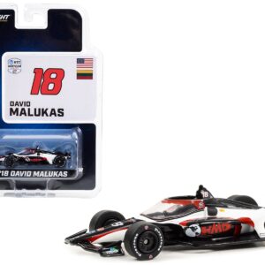 Dallara IndyCar #18 David Malukas “HMD Trucking” Dale Coyne Racing with HMD Motorsports “NTT IndyCar Series” (2023) 1/64 Diecast Model Car by Greenlight