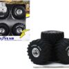 66-Inch Monster Truck “Goodyear” Wheels and Tires 6 piece Set “Kings of Crunch” 1/18 by Greenlight