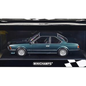 1982 BMW 635 CSi Petrol Blue Metallic 1/18 Diecast Model Car by Minichamps