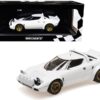 1974 Lancia Stratos White Limited Edition to 300 pieces Worldwide 1/18 Diecast Model Car by Minichamps