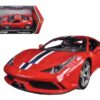 Ferrari 458 Speciale Red 1/18 Diecast Model Car by Bburago