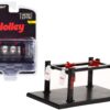 Adjustable Four-Post Lift “Holley” Black “Four-Post Lifts” Series 4 1/64 Diecast Model by Greenlight