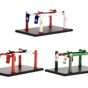 “Four-Post Lifts” Set of 3 pieces Series 5 1/64 Diecast Models by Greenlight