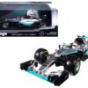 Mercedes AMG F1 W07 Hybrid Petronas #44 Lewis Hamilton Formula 1 (2016) 1/18 Diecast Model Car by Bburago