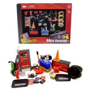 Mechanic Garage Accessories Set for 1/24 Scale Models by Phoenix Toys