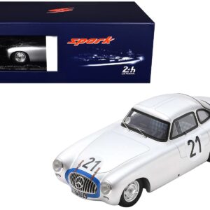 Mercedes-Benz 300 SL #21 Hermann Lang – Fritz Riess “Daimler-Benz A.G.” Winner “24 Hours of Le Mans” (1952) with Acrylic Display Case 1/18 Model Car by Spark