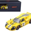 Ford GT40 MK IV #2 Bruce McLaren – Mark Donohue “24 Hours of Le Mans” (1967) with Acrylic Display Case 1/18 Model Car by Spark