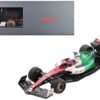 Alfa Romeo C42 #77 Valtteri Bottas “Orlen” Formula One F1 Azerbaijan GP (2022) with Acrylic Display Case 1/18 Model Car by Spark