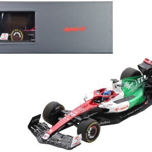 Alfa Romeo C42 #77 Valtteri Bottas “Orlen” Formula One F1 Azerbaijan GP (2022) with Acrylic Display Case 1/18 Model Car by Spark