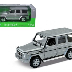 Mercedes Benz G Class Wagon Silver 1/24-1/27 Diecast Model Car by Welly