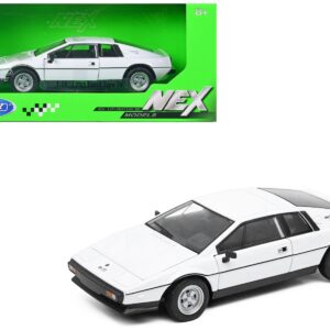 Lotus Esprit S2 Type 79 White “NEX Models” Series 1/24 Diecast Model Car by Welly