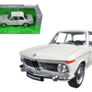 BMW 2002 ti Cream 1/24 Diecast Model Car by Welly