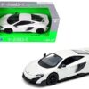 McLaren 675LT Coupe White 1/24-1/27 Diecast Model Car by Welly