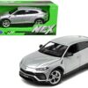 Lamborghini Urus Gray Metallic “NEX Models” 1/24 Diecast Model Car by Welly