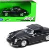 Porsche 356A Speedster Soft Top Black “NEX Models” Series 1/24 Diecast Model Car by Welly