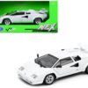 Lamborghini Countach LP 5000 S White “NEX Models” Series 1/24 Diecast Model Car by Welly