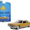 1972 Cadillac Coupe DeVille Gold Metallic with White Top “Cadillac 70th Anniversary” “Anniversary Collection” Series 14 1/64 Diecast Model Car by Greenlight