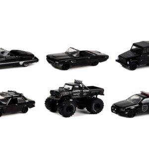 “Black Bandit” 6 piece Set Series 27 1/64 Diecast Model Cars by Greenlight