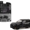 2023 Ford Mustang Mach-E GT “Black Bandit Police” Black “Black Bandit” Series 28 1/64 Diecast Model Car by Greenlight