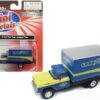 1960 Ford Box Truck “Goodyear” Blue 1/87 (HO) Scale Model by Classic Metal Works