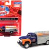 1954 Ford Tanker Truck Dark Blue and Orange “Union 76” 1/87 (HO) Scale Model by Classic Metal Works