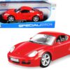 Porsche Cayman S Red 1/18 Diecast Model Car by Maisto