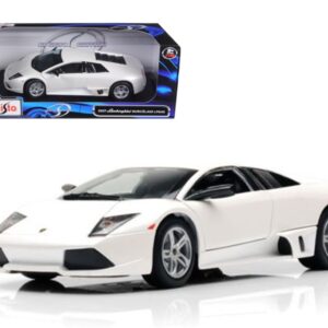 2007 Lamborghini Murcielago LP640 White 1/18 Diecast Model Car by Maisto