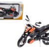 KTM 690 Duke Orange and Black 1/12 Diecast Motorcycle Model by Maisto