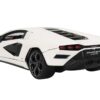 Lamborghini Countach LPI 800-4 White with Black Accents and Red Interior “Special Edition” 1/18 Diecast Model Car by Maisto